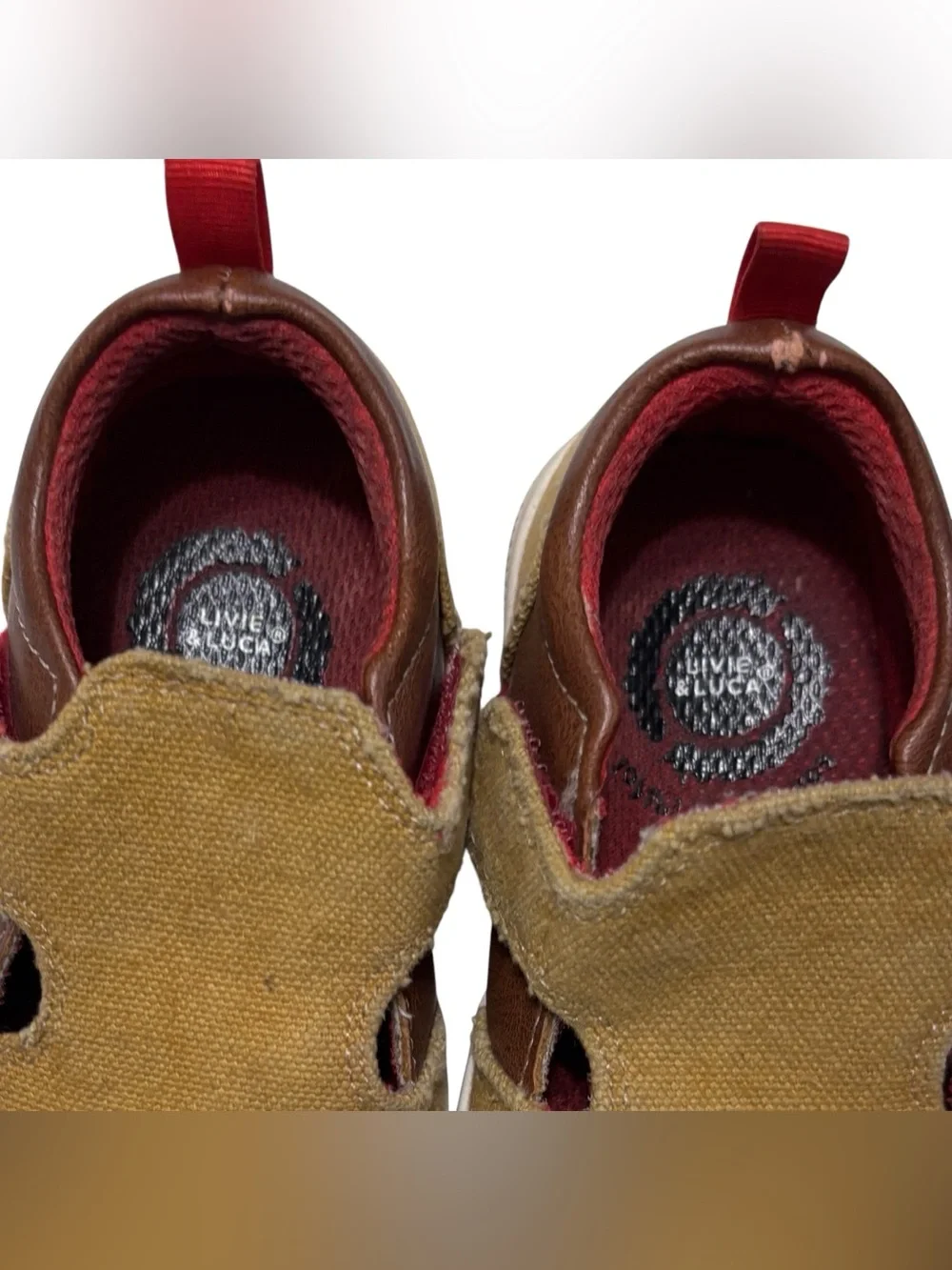 Livie and Luca Hop Kids Canvas Slip-On sneakers size 5 Toddler